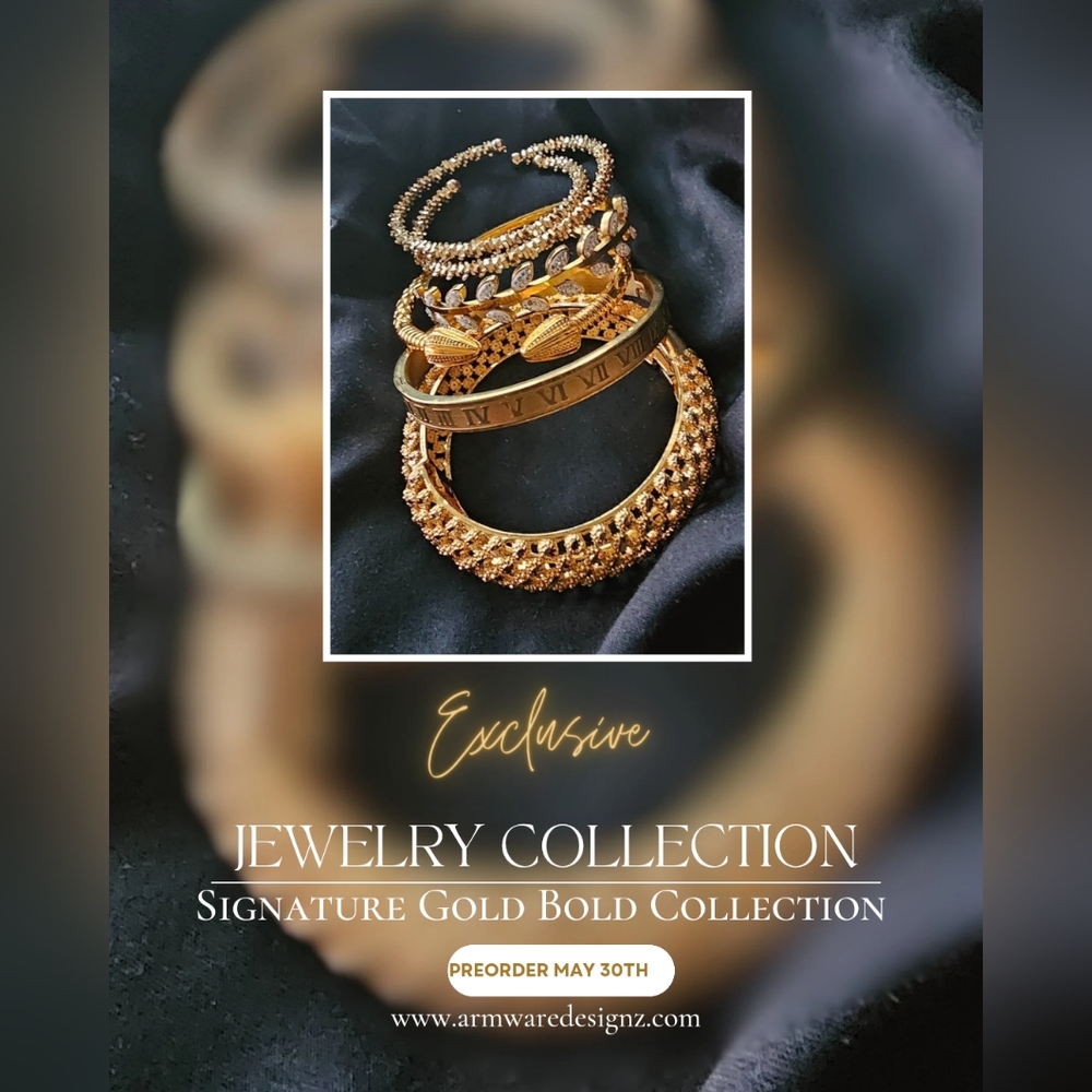 Signature Gold Bold Classic Bracelet Collection ✨️